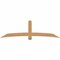 Ekena Millwork Bellingham Timber Gable Bracket, Western Red Cedar, 96"W x 28"H x 1 1/2"D x 5 1/2"F, 7/12 Pitch GBW096X28X0206BEL00SWR - alternate 1